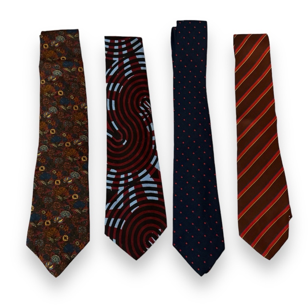 4pcs vintage men’s ties